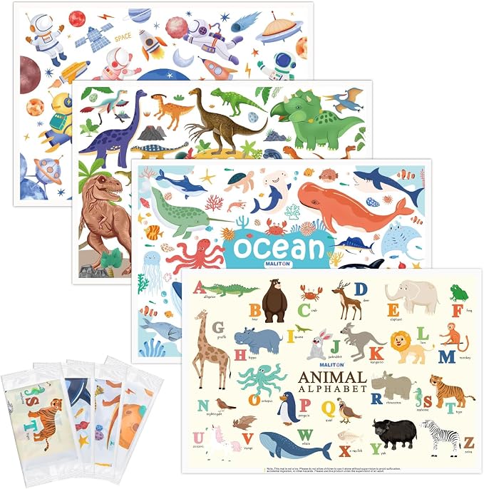 Disposable Placemats for Baby & Toddlers by Maliton