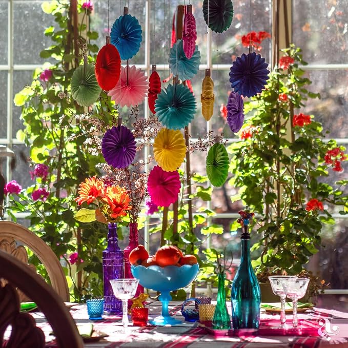 Colorful Paper Fans - Image 5