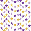 BEISHIDA 6Pcs Purple Gold Paper Star Garland Decor Twinkle Star Banner Backdrop by Beishida