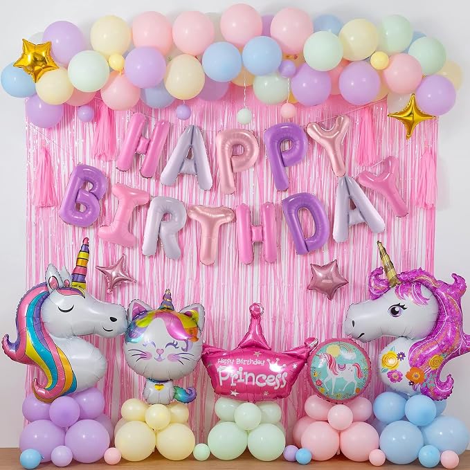 CANREVEL Happy Birthday Banner Decoration + 12Pcs Star Balloon, - Image 7