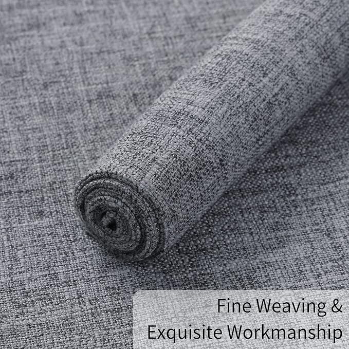 Homaxy Cloths Placemats for Dining Table Set of 6, Dark Grey | Heat Resistant - Image 6