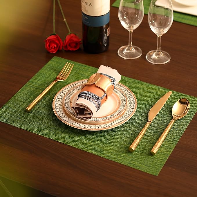 SLKQG Green Placemats Set of 8 - Image 7