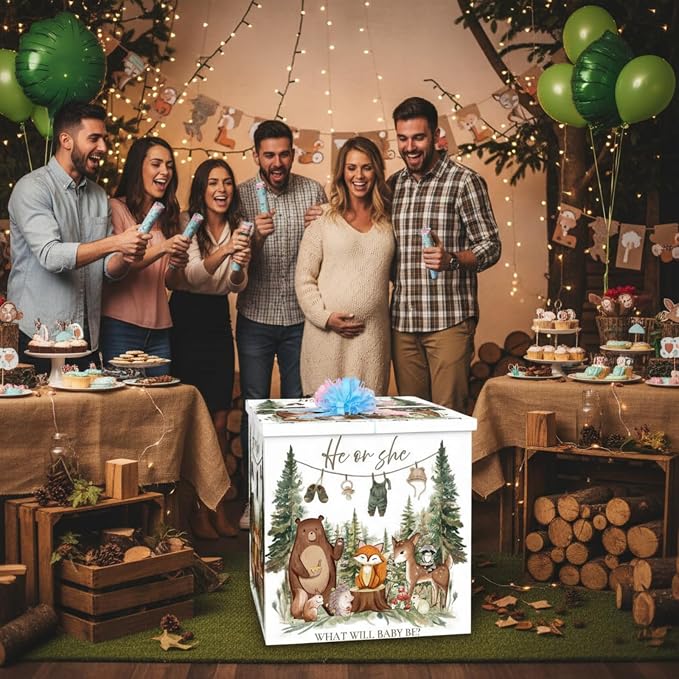 AmazingSpark 28in Giant Gender Reveal Gift Box - Image 7