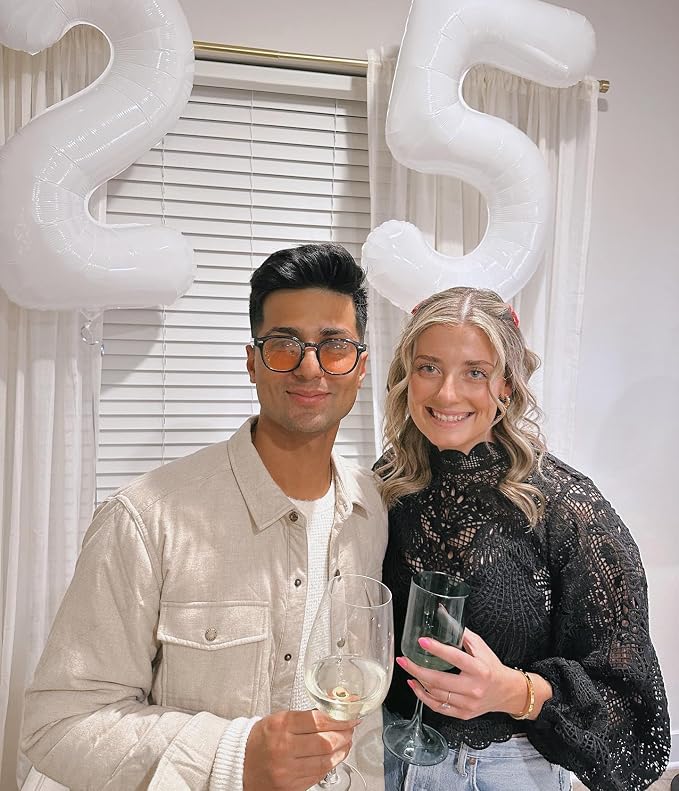 White 50 Balloon - Image 7