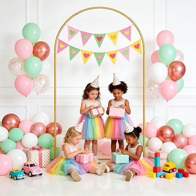 6.6FT Arch Backdrop Stand, Wedding Arch Backdrop Stand, Balloon Arch Stand | - Image 3