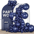 PartyWoo Navy Blue Balloons 123pcs Dark Blue Color 18 12 10 5 Inch | 18 12 10 5 by PartyWoo