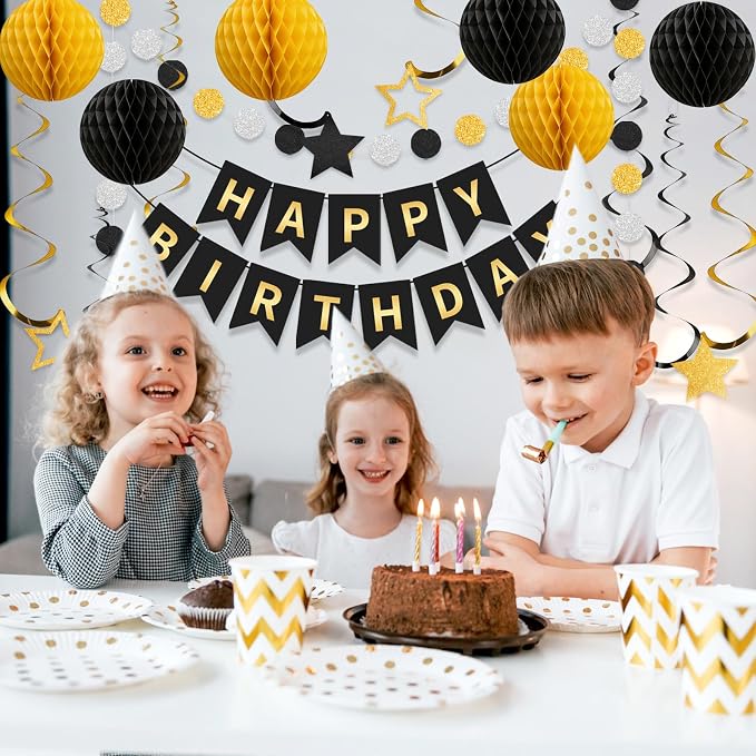 Rouceyxin Birthday Decorations, Happy Birthday Decor Sign Banner - Image 6