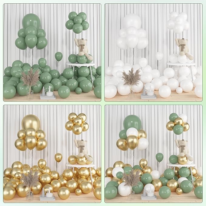 Amandir 153pcs Sage Green Gold Balloon Garland Arch Kit Different Sizes | 18 12 - Image 6