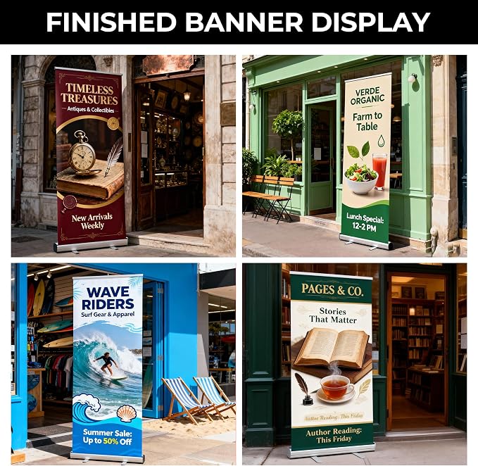 Customized Retractable Banner Aluminum Alloy Frame Portable, Suitable - Image 5