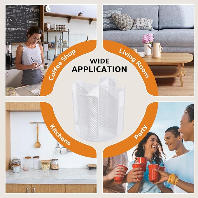 Rotating Paper Cup Dispenser, Cup Holder - Image 6
