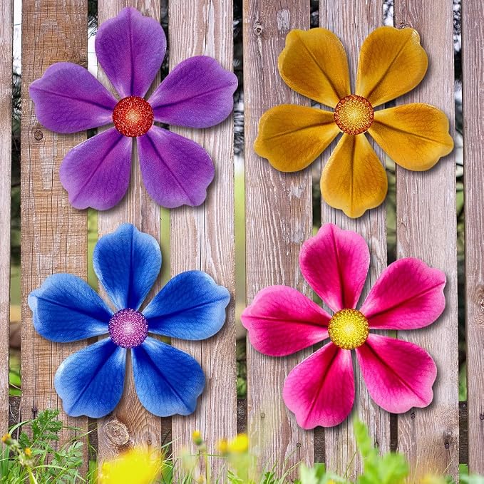 Giyyomtr Flowers Outdoor Wall Decor by Giyyomtr