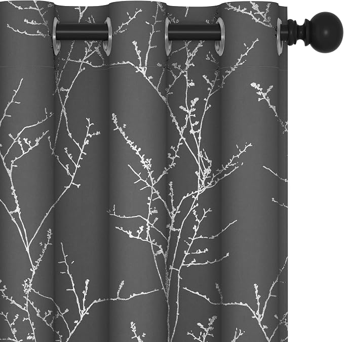 Deconovo Living Room Curtains 54 Inches Long, Thermal Insulated, Room Darkening by Unknown