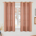 YoungsTex Terracotta Linen Curtains 54 Inch Length by YoungsTex