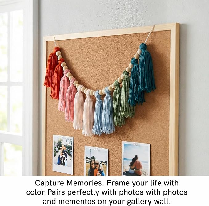 RAINFLOW Tassel Garland with Wood Beads - Image 4
