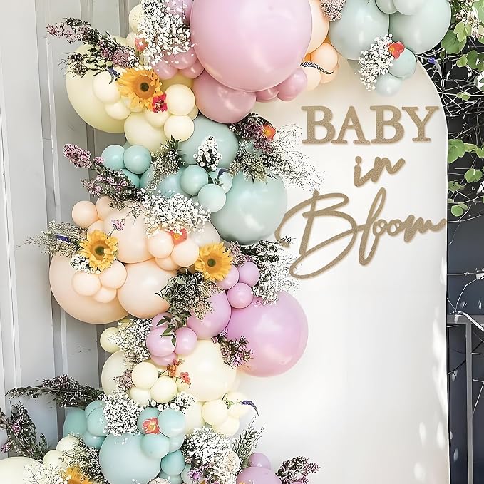 Baby in Bloom Sign, 16”x24” Felt Letter Baby Shower Sign Baby in Bloom Party - Image 5