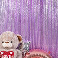 JYFLZQ Lavender Sequin Backdrop Curtains 7ft x 7ft 1 Panel Glitter Photo Booth Backdrops Sparkly Photography Background Drapes for Parties Wedding Bridal Showers