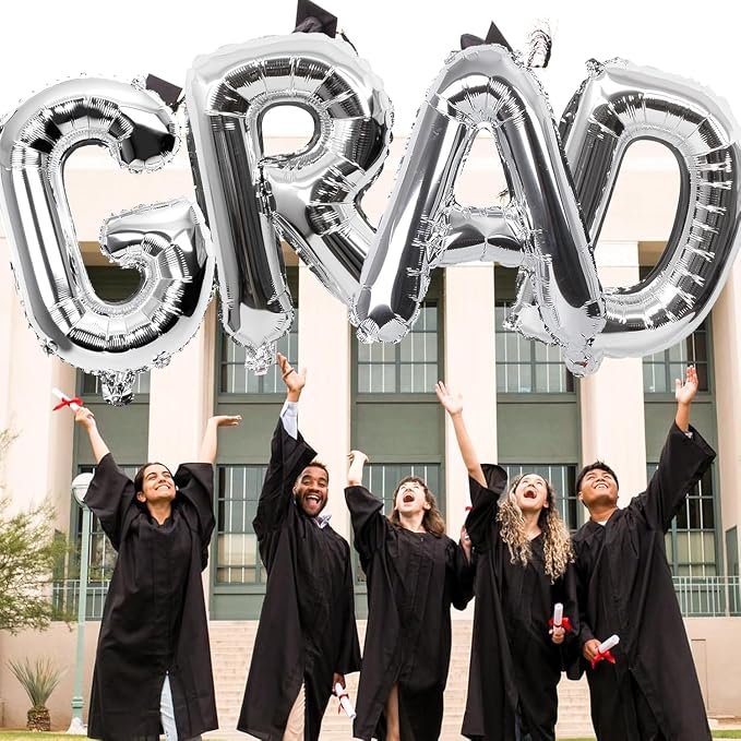 Biapian 40 Inch GRAD Balloons, 'GRAD' Party Balloons Foil - Image 5