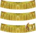 BEISHIDA Laser Gold Fringe Garland Banner 30ft Wall Tinsel Foil Streamers | by Beishida