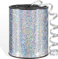600 Yards Silver Shiny Curling Ribbon 1/5 Inch Metallic Silver Balloon String by Unknown