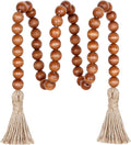 Meplait 39in Wood Bead Garland, Farmhouse Beads by Meplait