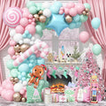 Christmas Balloon Garland Arch Kit, Nutcracker Balloon Pastel Pink Green by Jobkoo