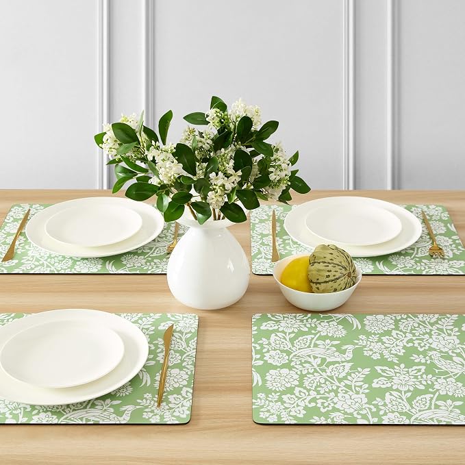 Laura Ashley Cork Placemats, 16 x 12-inch, Adain Palace | Ideal - Image 2