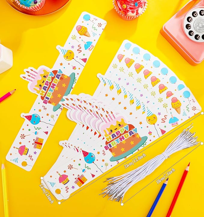 Outus 42 Pack Happy Birthday Crowns - Image 2