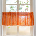 Sutuo Home Boho Kitchen Curtains Valance by SutuoHome