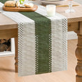 Artoid Mode Army Green Farmhouse Rustic Table Runner 12x72 Inch | Seasonal by ArtoidMode