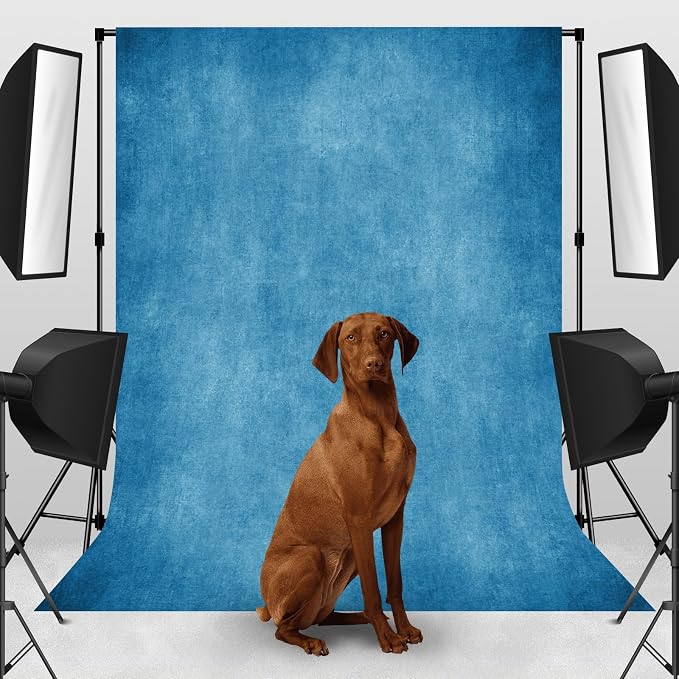 Blue Photo Backdrop Studio Abstract Texture Photography Background 10x10ft | - Image 3
