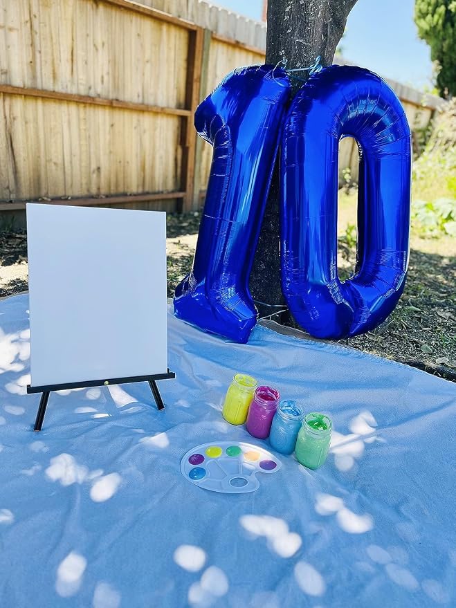 10 Balloon Numbers 40Inch for 10th Year Old Birthday Decorations, Dark Blue | - Image 2