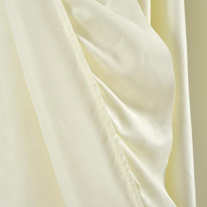 Lush Decor Reyna Ruffle Window Curtain Panel Set, Ivory - Image 3