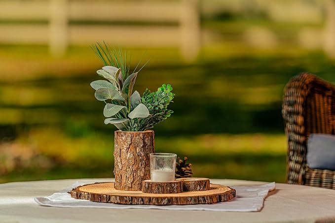 Set of 13-14 inch Wood Slices for centerpieces! Wood Slice centerpieces - Image 6