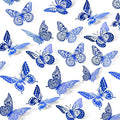 SAOROPEB Butterfly Wall Stickers, Metallic Paper, Art Deco Decor by SAOROPEB