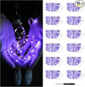 12 Pack Fairy Lights Battery Operated String Lights，7FT 20LED Waterproof Silver Wire Christmas Lights Outdoor,Firefly Mini Lights for Bedroom Party Birthday Wedding Home Decor