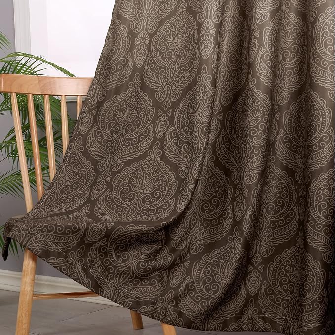 DWCN Ombre Room Darkening Curtains 84 Inch Length - Image 3