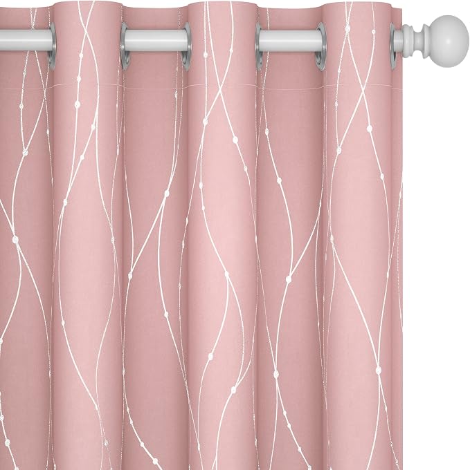 Deconovo Living Room Curtains 72 Inches Long, Thermal Insulated, Room Darkening by Unknown