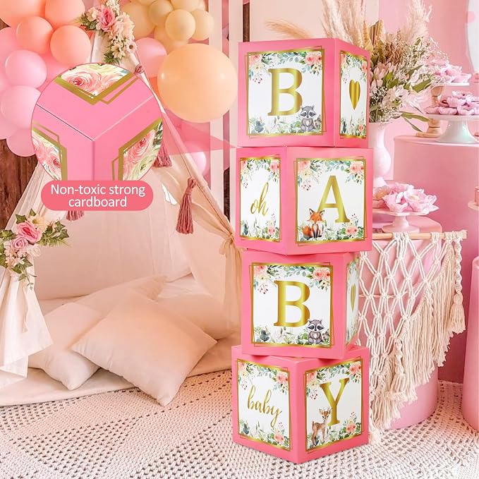 Baby Boxes with Letters for Baby Shower - Image 4