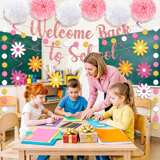 Daisy Welcome Back to School Decorations - Image 3