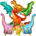 Dinosaur Foil Balloons Set, 7 Pieces Large Dinosaur Aluminum Mylar Balloons by Jobkoo