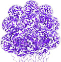 Purple Confetti Balloons by VHUWE