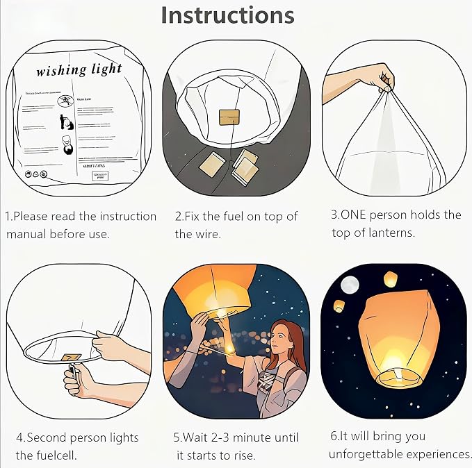 Paper Lanterns 20Pcs Set, Including Hanging Rectangular Lanterns, Suitable - Image 3