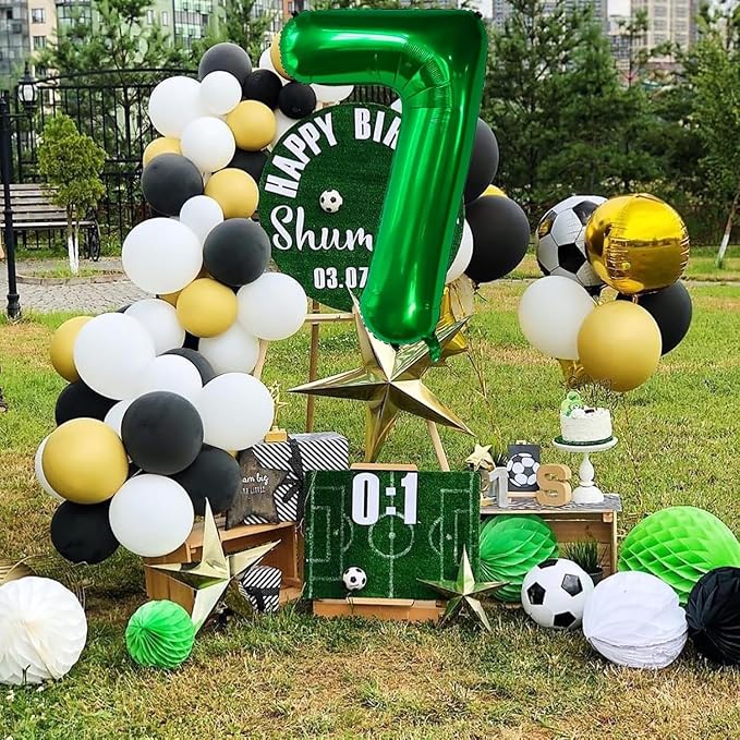 Green Number Balloons, 40 Inch Dark Green Balloon 5.5 Helium Balloon 5th - Image 7