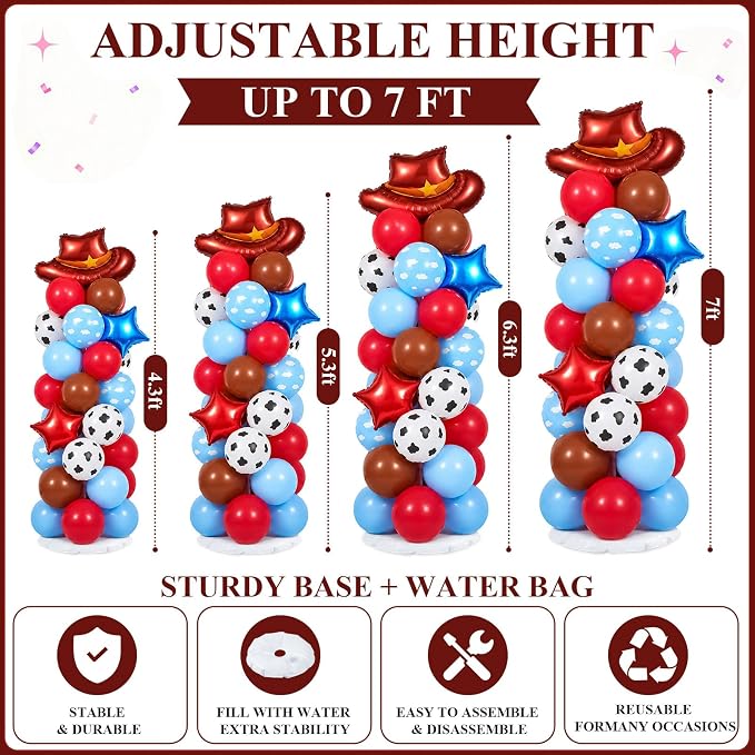 Balloon Towers Set of 2, Balloon Column Stand - Image 3