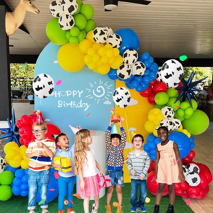 60pcs Cow Print Balloons, Latex Cow Balloons - Image 5