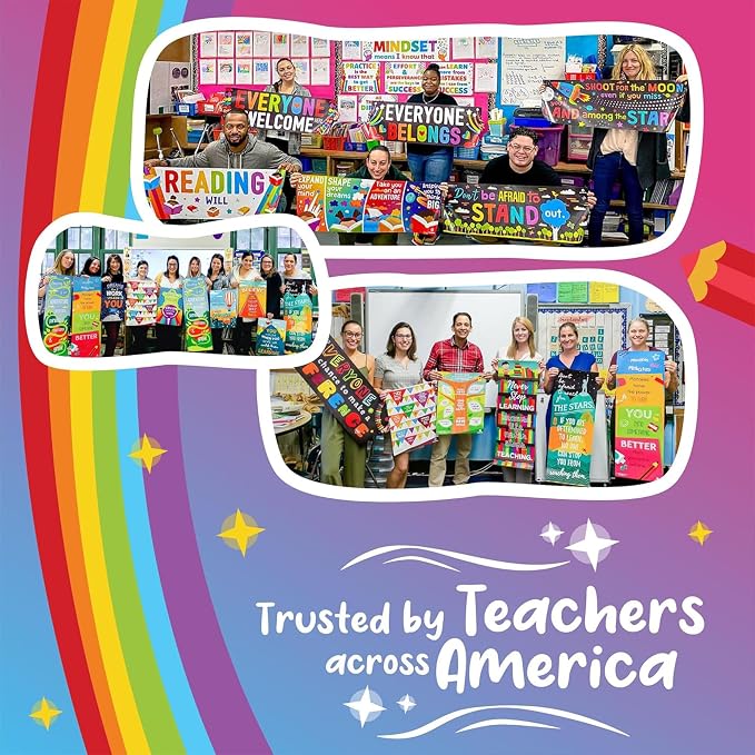 Sproutbrite 2 Educational Posters Classroom Positive Charts 13.5”x39” - Image 5