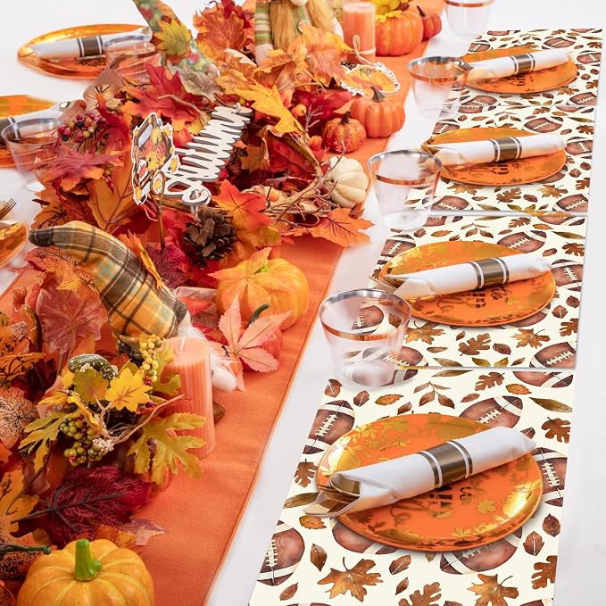Disposable Fall Paper Placemats 50 Pcs - Image 4