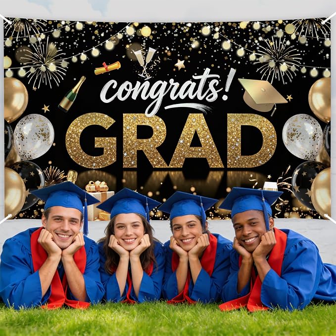 Class of 2026 Graduation Banner graduation photo Backdrop - Image 6