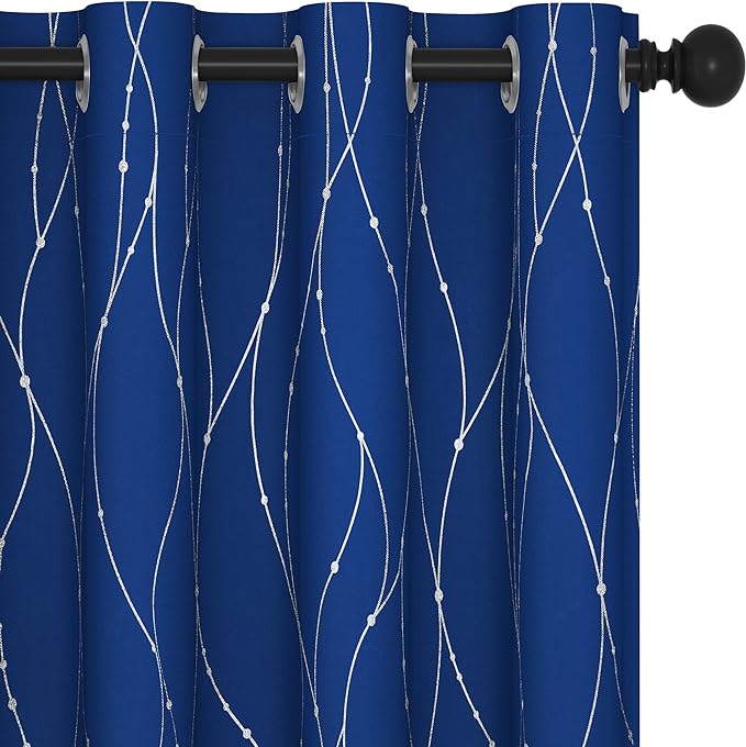Deconovo Living Room Curtains 95 Inches Long, Thermal Insulated, Room Darkening by Unknown