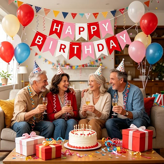 Happy Birthday Banner Birthday Party Supplies - Image 7